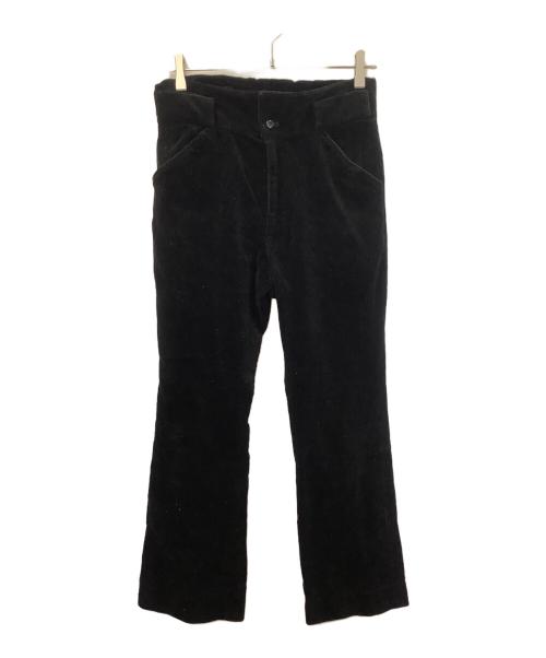 GEN IZAWA（ゲンイザワ）GEN IZAWA (ゲンイザワ) コーデュロイパンツ ブラック サイズ:Sの古着・服飾アイテム