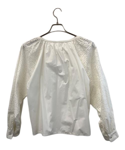 Spick and Span（スピックアンドスパン）Spick and Span (スピックアンドスパン) コットンポプリンエンブロイダリーブラウス ホワイト サイズ:不明の古着・服飾アイテム