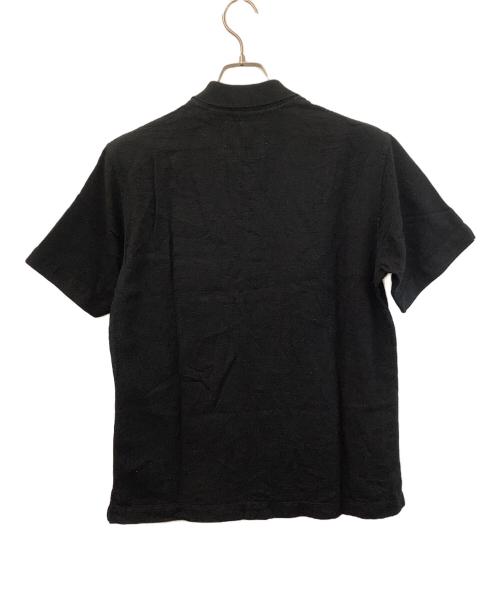 MHL（エムエイチエル）MHL (エムエイチエル) PIQUEコットンレギュラーカラーシャツ ブラック サイズ:Mの古着・服飾アイテム