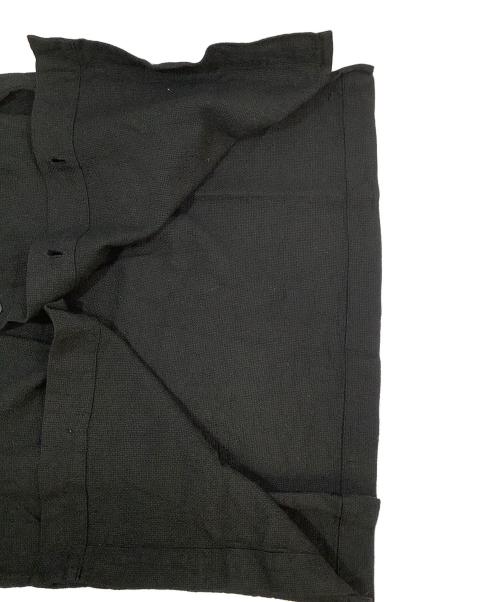 MHL（エムエイチエル）MHL (エムエイチエル) PIQUEコットンレギュラーカラーシャツ ブラック サイズ:Mの古着・服飾アイテム