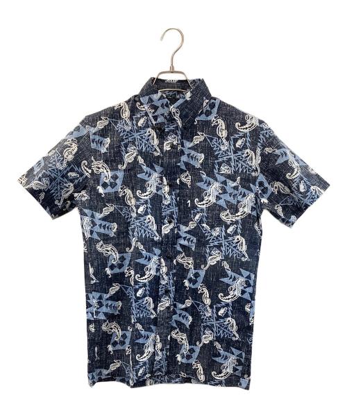 PENDLETON（ペンドルトン）PENDLETON (ペンドルトン) reyn spooner (レイン スプナー) 半袖シャツ ブルー サイズ:Sの古着・服飾アイテム