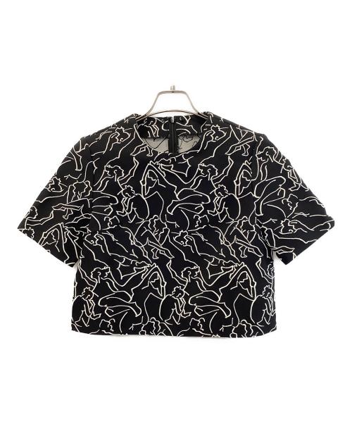 Loulou Willoughby（ルルウィルビー）Loulou Willoughby (ルルウィルビー) ポップジャガード ブラック サイズ:2の古着・服飾アイテム