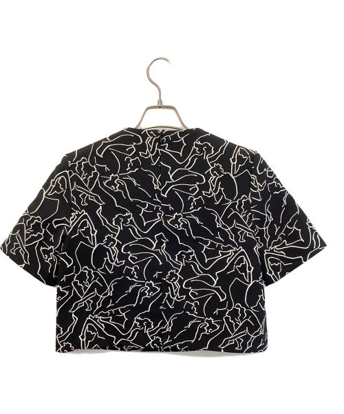 Loulou Willoughby（ルルウィルビー）Loulou Willoughby (ルルウィルビー) ポップジャガード ブラック サイズ:2の古着・服飾アイテム