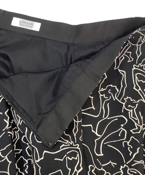 Loulou Willoughby（ルルウィルビー）Loulou Willoughby (ルルウィルビー) ポップジャガード ブラック サイズ:2の古着・服飾アイテム