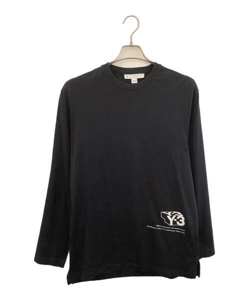 Y-3（ワイスリー）Y-3 (ワイスリー) U CH2 ZINE PAGE-2 LS TEE ブラック サイズ:Sの古着・服飾アイテム