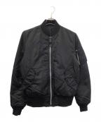 ALPHAアルファ）の古着「フライトジャケット」｜ブラック