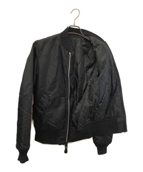 ALPHA（アルファ）ALPHA (アルファ) フライトジャケット ブラック サイズ:Mの古着・服飾アイテム