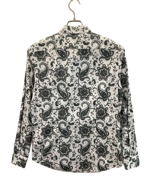 SOULEIADO（ソレイアード）SOULEIADO (ソレイアード) 長袖シャツ グリーン×ホワイト サイズ:Sの古着・服飾アイテム