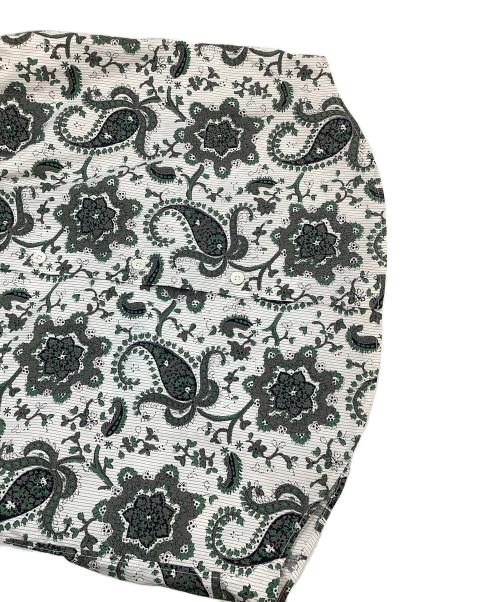 SOULEIADO（ソレイアード）SOULEIADO (ソレイアード) 長袖シャツ グリーン×ホワイト サイズ:Sの古着・服飾アイテム