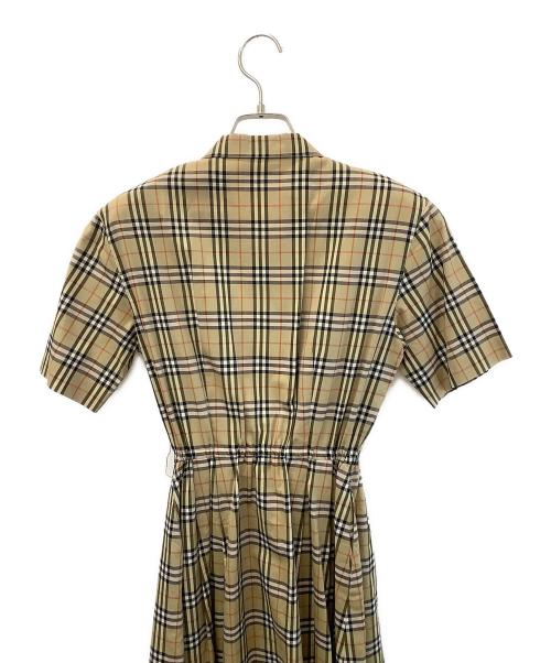 Burberry's（バーバリー）Burberry's (バーバリーズ) ノバチェックシャツワンピース ベージュ サイズ:5APの古着・服飾アイテム