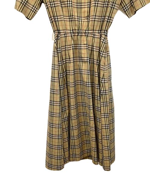 Burberry's（バーバリー）Burberry's (バーバリーズ) ノバチェックシャツワンピース ベージュ サイズ:5APの古着・服飾アイテム