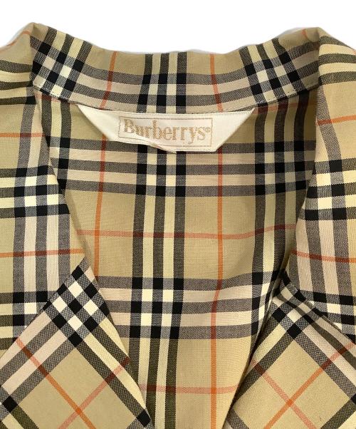 Burberry's（バーバリー）Burberry's (バーバリーズ) ノバチェックシャツワンピース ベージュ サイズ:5APの古着・服飾アイテム