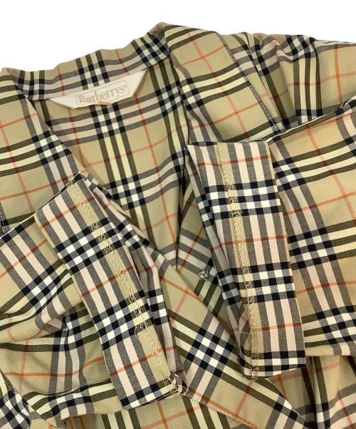 Burberry's（バーバリー）Burberry's (バーバリーズ) ノバチェックシャツワンピース ベージュ サイズ:5APの古着・服飾アイテム