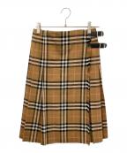 BURBERRY LONDONバーバリーロンドン）の古着「巻きスカート」｜ベージュ