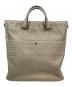 BOTTEGA VENETA (ボッテガベネタ) イントレチャートハンドバッグ ライトグレー：20000円
