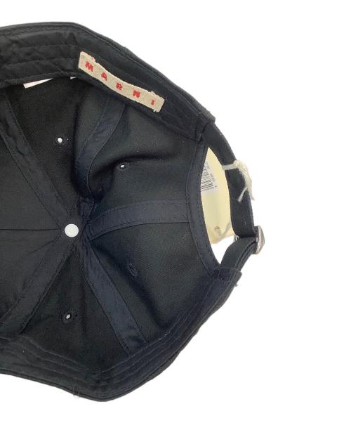 MARNI（マルニ）MARNI (マルニ) ベースボールキャップ ブラック 未使用品の古着・服飾アイテム