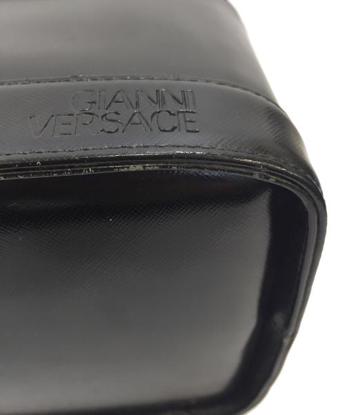 GIANNI VERSACE（ジャンニ・ヴェルサーチ）GIANNI VERSACE (ジャンニ・ヴェルサーチ) バニティポーチ ブラックの古着・服飾アイテム