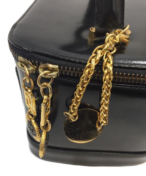 GIANNI VERSACE（ジャンニ・ヴェルサーチ）GIANNI VERSACE (ジャンニ・ヴェルサーチ) バニティポーチ ブラックの古着・服飾アイテム