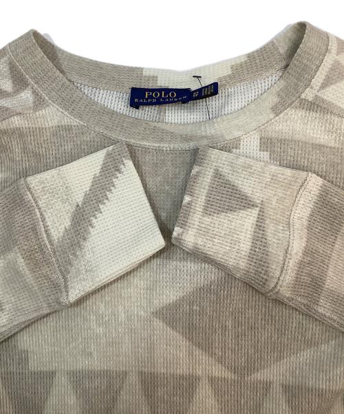 POLO RALPH LAUREN（ポロ・ラルフローレン）POLO RALPH LAUREN (ポロ・ラルフローレン) 長袖ワンピース ベージュ サイズ:XS 未使用品の古着・服飾アイテム