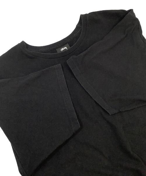 stussy（ステューシー）stussy (ステューシー) 半袖カットソー ブラック サイズ:Lの古着・服飾アイテム