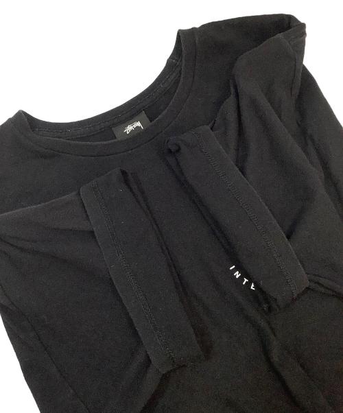 stussy（ステューシー）stussy (ステューシー) 半袖カットソー ブラック サイズ:Lの古着・服飾アイテム