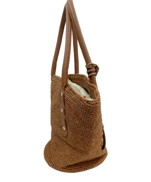 HELEN KAMINSKI（ヘレンカミンスキー）HELEN KAMINSKI (ヘレンカミンスキー) トートバッグ ブラウンの古着・服飾アイテム