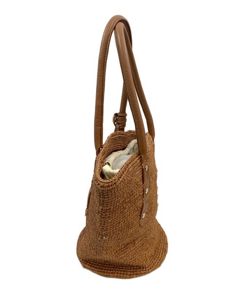 HELEN KAMINSKI（ヘレンカミンスキー）HELEN KAMINSKI (ヘレンカミンスキー) トートバッグ ブラウンの古着・服飾アイテム