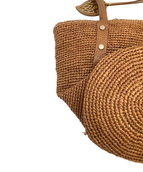 HELEN KAMINSKI（ヘレンカミンスキー）HELEN KAMINSKI (ヘレンカミンスキー) トートバッグ ブラウンの古着・服飾アイテム