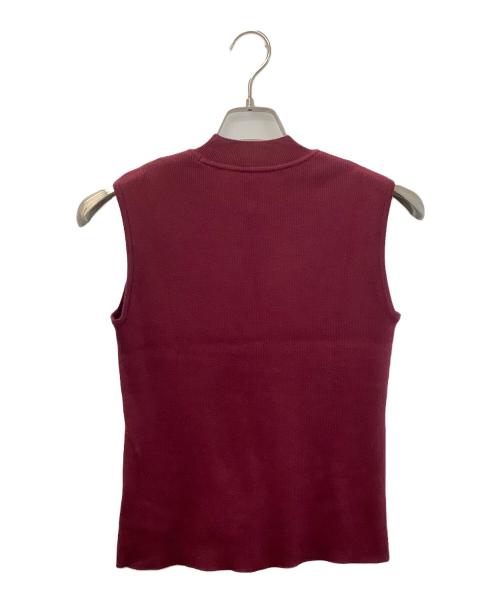 FOXEY（フォクシー）FOXEY (フォクシー) ノースリーブニット バーガンディー サイズ:38の古着・服飾アイテム