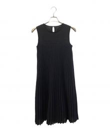 FOXEY（フォクシー）の古着「ノースリーブ・キャミソールワンピース」｜ブラック