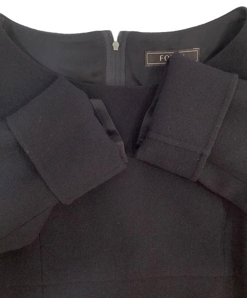 FOXEY（フォクシー）FOXEY (フォクシー) 長袖ワンピース ネイビー サイズ:38の古着・服飾アイテム