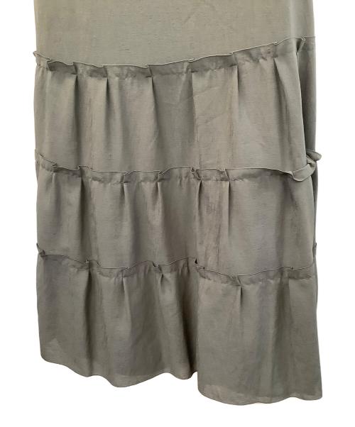 daisy lin for foxey（デイジーリン フォー フォクシー）daisy lin for foxey (デイジーリン フォー フォクシー) ノースリーブ・キャミソールワンピース グレー サイズ:38の古着・服飾アイテム