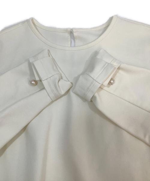 Aveniretoile（アベニールエトワール）Aveniretoile (アベニールエトワール) 長袖カットソー ホワイト サイズ:Ⅿの古着・服飾アイテム