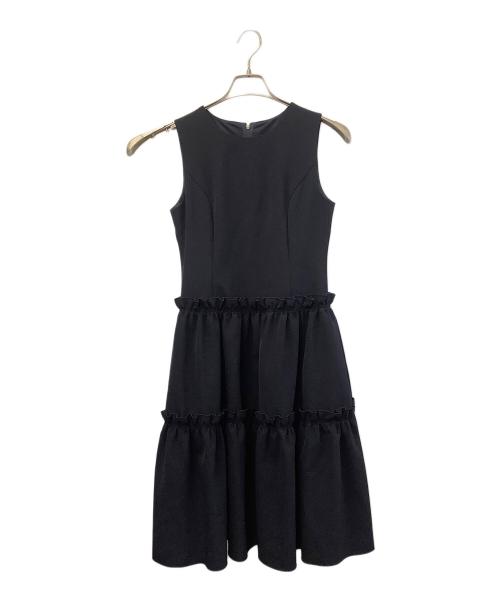 daisy lin for foxey（デイジーリン フォー フォクシー）daisy lin for foxey (デイジーリン フォー フォクシー) ノースリーブ・キャミソールワンピース ネイビー サイズ:38の古着・服飾アイテム