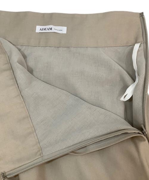 ADEAM（アディアム）ADEAM (アディアム) ティアードスカート ベージュ サイズ:4の古着・服飾アイテム