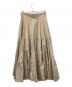 ADEAM (アディアム) ティアードスカート ベージュ サイズ:4：14000円
