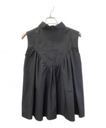 em.（エムドット）の古着「ノースリーブブラウス」｜ブラック