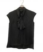 FOXEYフォクシー）の古着「ノースリーブブラウス」｜ブラック