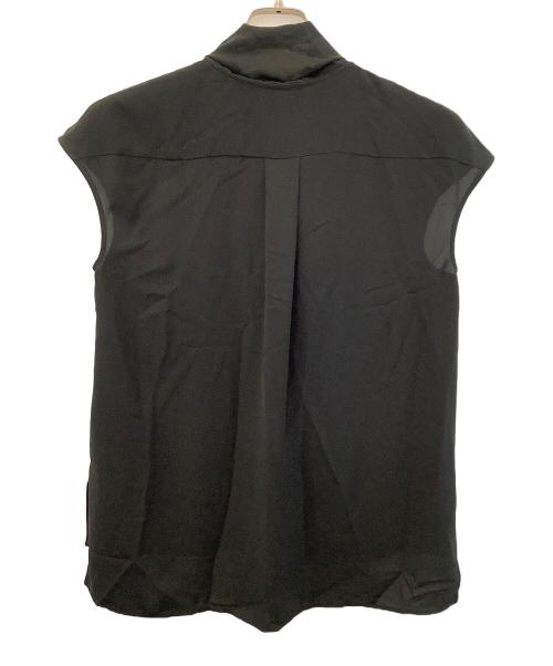 FOXEY（フォクシー）FOXEY (フォクシー) ノースリーブブラウス ブラック サイズ:38の古着・服飾アイテム