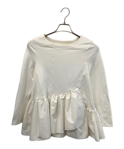 em.（エムドット）em. (エムドット) 長袖ブラウス ホワイト サイズ:Freeの古着・服飾アイテム