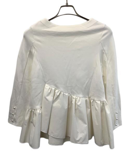 em.（エムドット）em. (エムドット) 長袖ブラウス ホワイト サイズ:Freeの古着・服飾アイテム