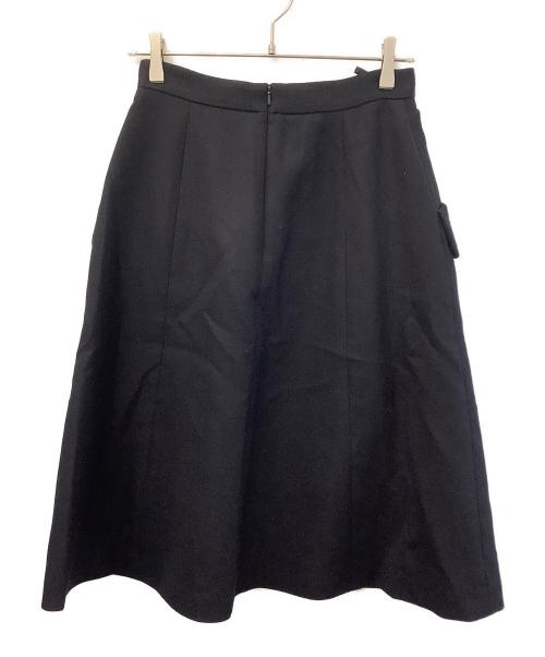 FOXEY（フォクシー）FOXEY (フォクシー) ポケット刺繍スカート ネイビー サイズ:40の古着・服飾アイテム