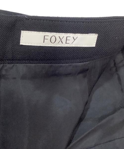 FOXEY（フォクシー）FOXEY (フォクシー) ポケット刺繍スカート ネイビー サイズ:40の古着・服飾アイテム