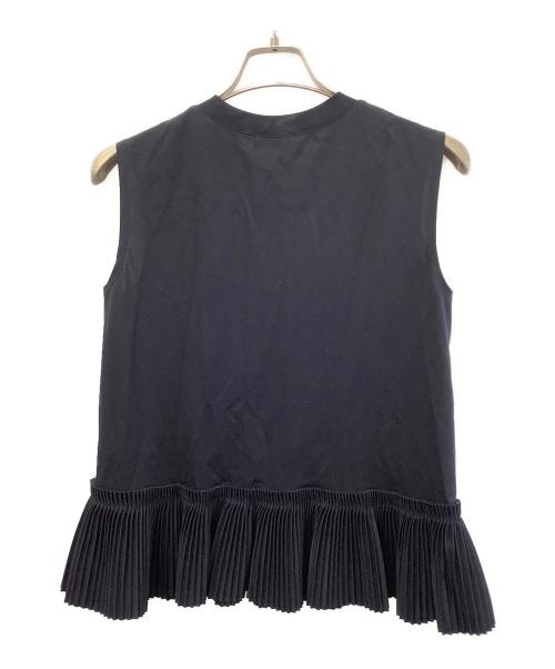 ADEAM（アディアム）ADEAM (アディアム) ノースリーブカットソー ネイビー サイズ:XSの古着・服飾アイテム