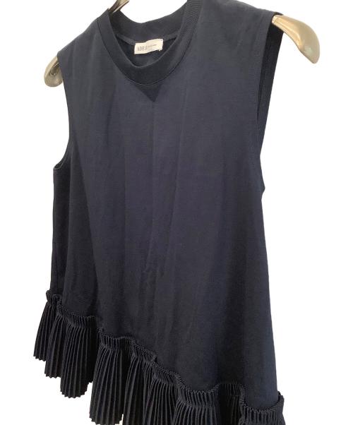 ADEAM（アディアム）ADEAM (アディアム) ノースリーブカットソー ネイビー サイズ:XSの古着・服飾アイテム