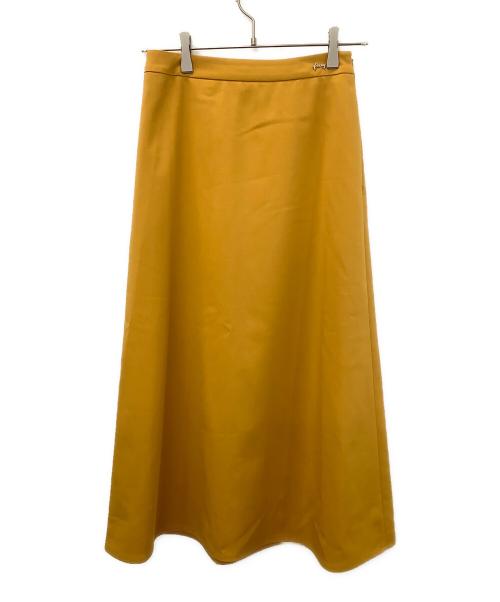 FOXEY NEWYORK（フォクシーニューヨーク）FOXEY NEWYORK (フォクシーニューヨーク) ロングスカート オレンジ サイズ:96cm (W38)の古着・服飾アイテム