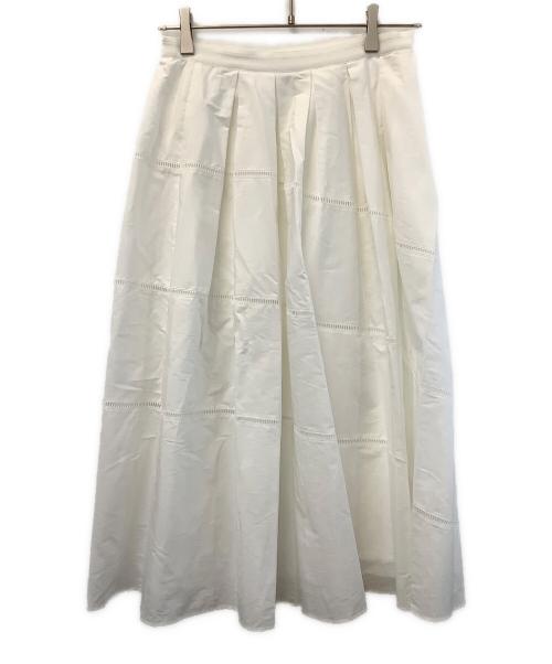 FOXEY（フォクシー）FOXEY (フォクシー) ロングスカート ホワイト サイズ:40の古着・服飾アイテム
