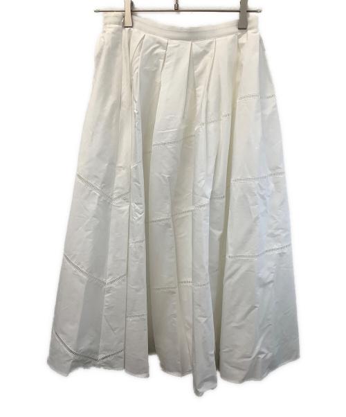 FOXEY（フォクシー）FOXEY (フォクシー) ロングスカート ホワイト サイズ:40の古着・服飾アイテム