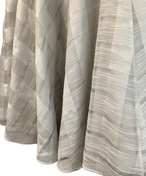 FOXEY（フォクシー）FOXEY (フォクシー) ミモレ丈スカート グレー サイズ:40の古着・服飾アイテム