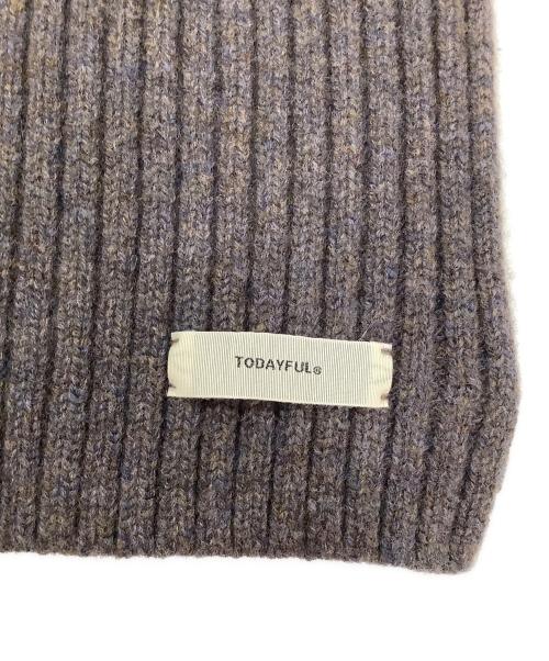 TODAYFUL（トゥデイフル）TODAYFUL (トゥデイフル) マフラー パープルの古着・服飾アイテム